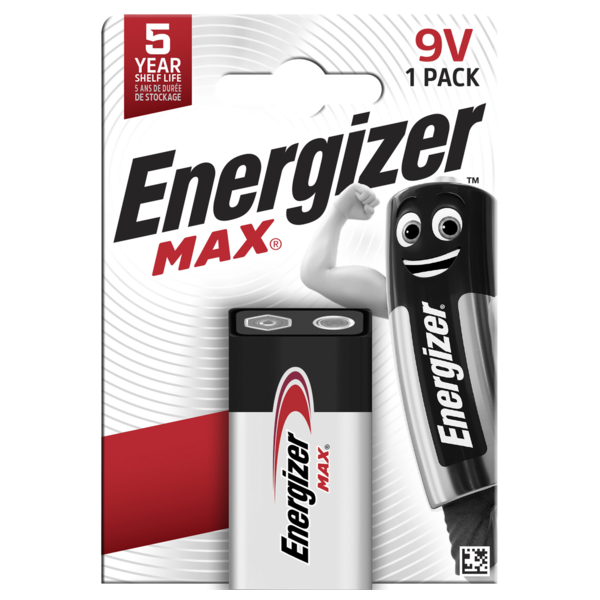 9V Batterie Alkaline Energizer Max 6LR61 9Volt Block