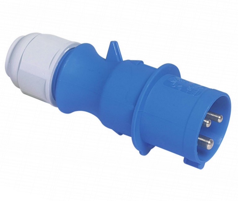 32A_CEE_Stecker_39-868-00090_OK Caravan 32A Stecker 32A 230V Blau