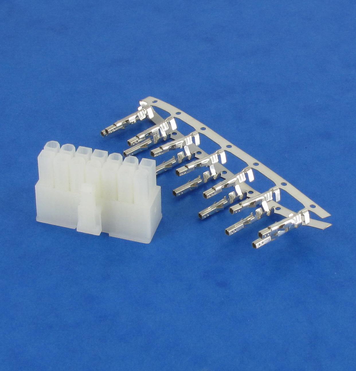 40-855-01040_b3 14pol ATX-Stecker Stromkupplung 2-reihig lose