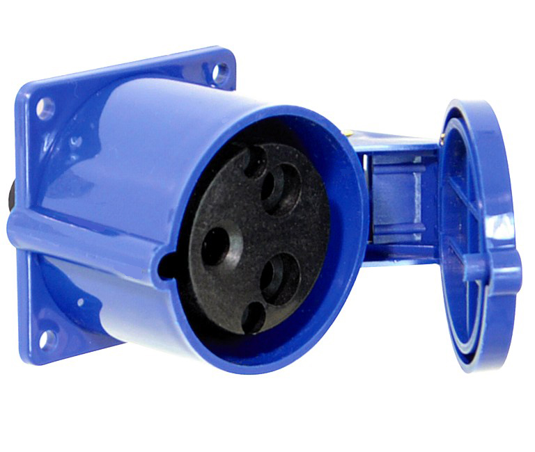 32A_CEE_Dose_39-868-00340_OK Caravan 32A Einbausteckdose 32A 230V Blau lange Version