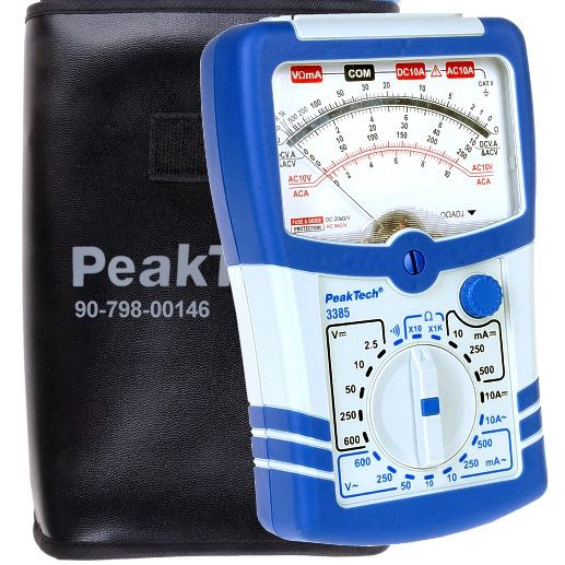 90-798-00146-P3385-AAAAA Analog Messgerät mit Zeiger und Tasche P3385