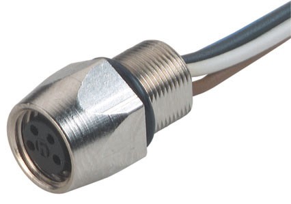 39-853-00100_steckverbinder_bild457 M8 4pol Einbaubuchse Sensor Steckverbinder ELKE4408V Hirschmann 933382100