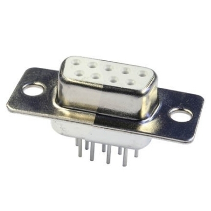 9pol-Sub-D-Buchse-fur-Platine-40-871-00310 SUB-D 9pol Buchse PRINT gerade 2-reihig