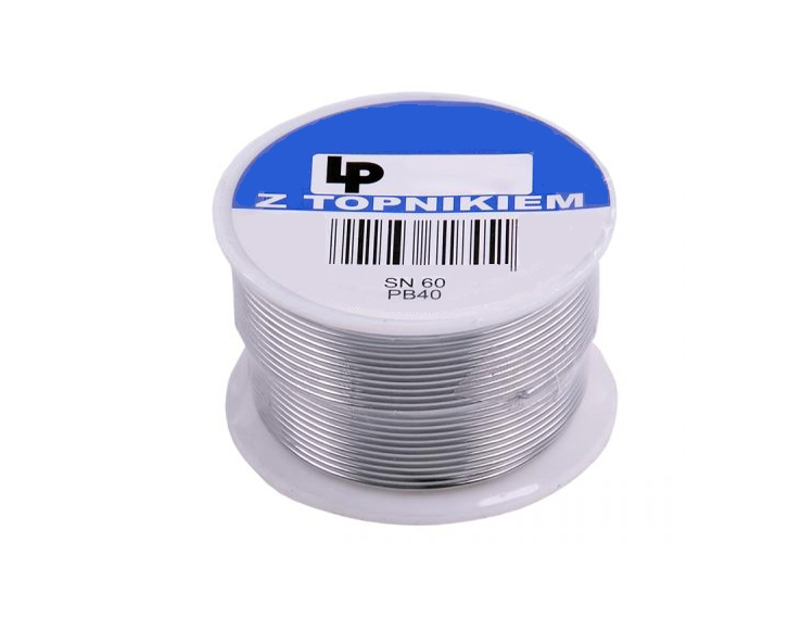 Loetzinn_SN60PB40 1mm Lötzinn 100g mit Flussmittel Pb haltig SN60Pb40