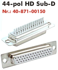 239b099ea3370a6e16454e51050f6e97 44pol Sub-D Buchse HD 3-reihig