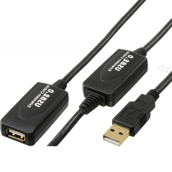 20m USB Verlängerung von A zu A mit USB Verstärker