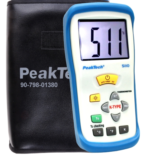 Temperatur Messgerät mit Kabelfühler 1-Kanal P5110 Digital Thermometer Temperatur Messgerät mit Kabelfühler 1-Kanal P5110 Digital Thermometer