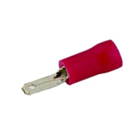 45-821-00075_2015_01 2,8mm Flachstecker ROT Teilisoliert ** 100er Pack **