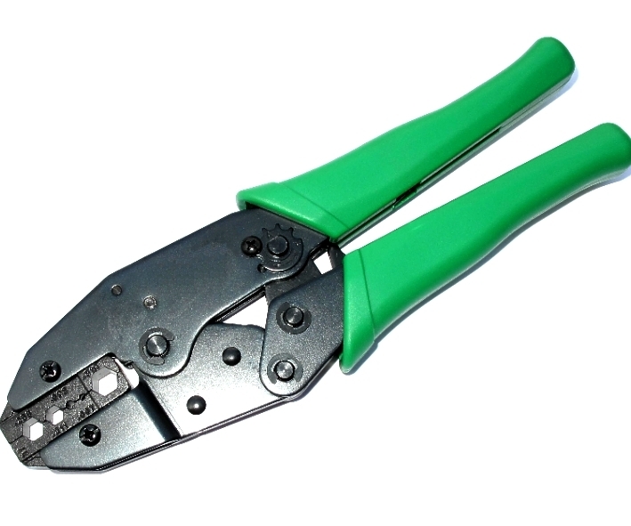 Crimpzange-SMA-SMB-BNC-FME-TNC-UHF-RG-N-97-905-00260-B0 Crimpzange 5-Kerben SMA F BNC FME TNC UHF zu Koax RG174 RG6 RG58 RG59