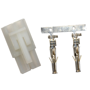 33-475-00090-Tamiya-Kupplung-B1 Tamiya Buchse lose mit Gehäuse Lötvariante ohne Kabel