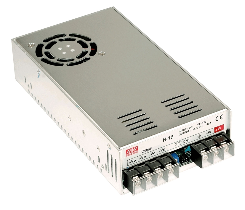DCDC Wandler Inp 19-72V auf 24V 500W Eingang 28V 36V 48V 60V typisch