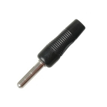 4mm Bananenstecker Hartplastik Schwarz