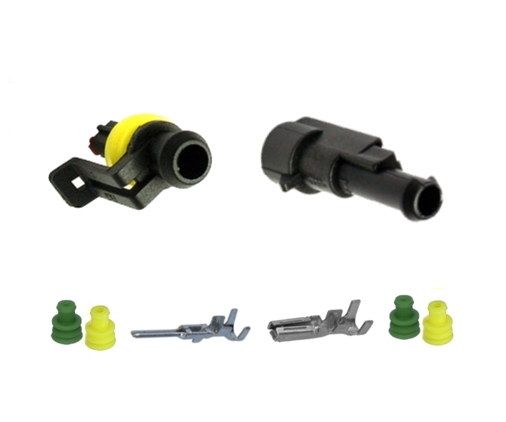 1pol KFZ Stecker SET IP67 Automotive Stecker-Kupplung