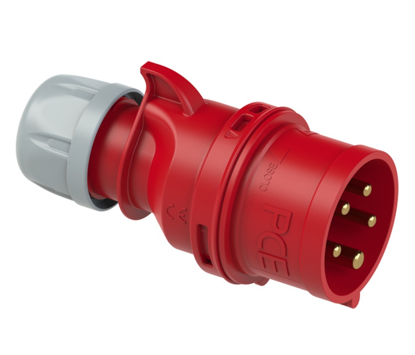 16A Starkstromstecker CEE-Stecker ROT 5x 16A  IP44 IP54 