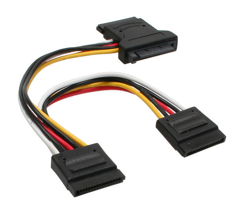 SATA Adapter 150mm S-ATA auf 2x SATA Stecker