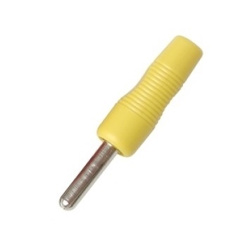 4mm Bananenstecker Hartplastik Gelb