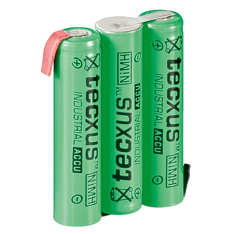 3,6Volt Akku 3.6V 800mAh NiMh 3x Micro AAA Akku mit Lötfähnen