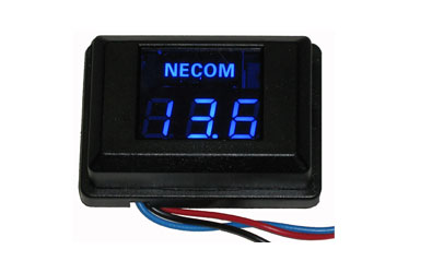 Voltmeter-Blau-90-570-0019057519c2d29983 12V Voltmeter Blau Aufbau Unterbau LED