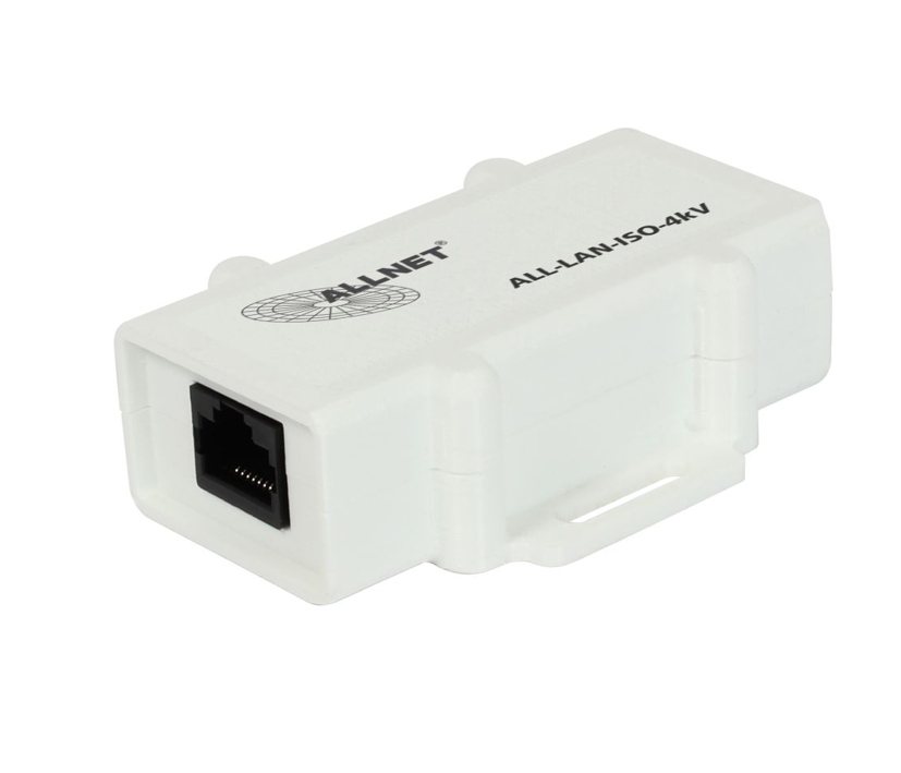 Galvanische getrennter LAN Isolator LAN Netzwerkisolator LAN RJ45 Steckadapter - 2x RJ45 - bis 4kV