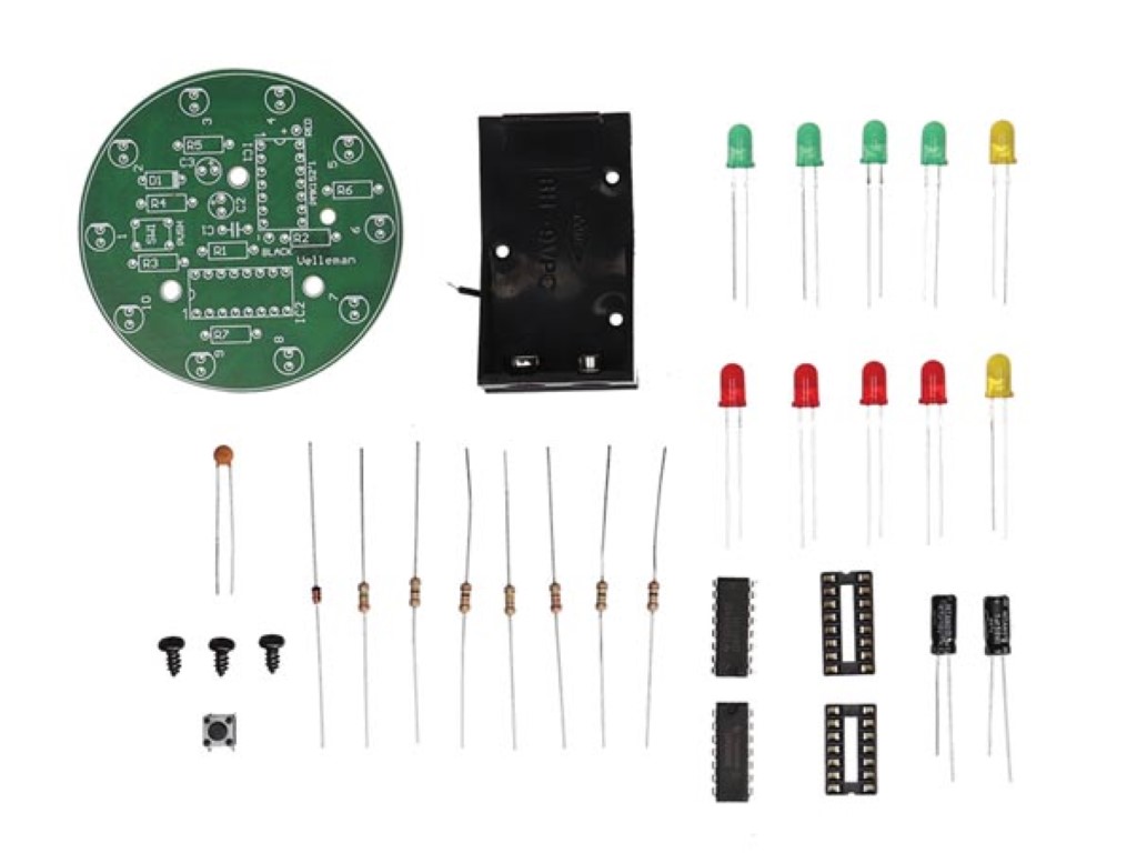 Bausatz Glücksrad Mini Kit Serie LED Lichteffekt