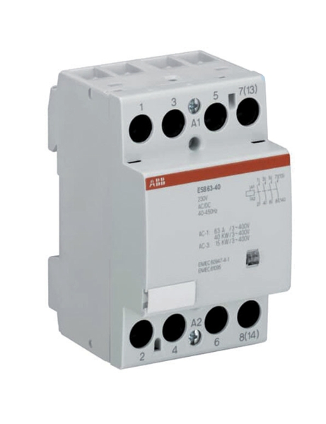 Relais Schütz 230V Spule 4xEIN Hutschiene 4x63A ABB ESB-Serie