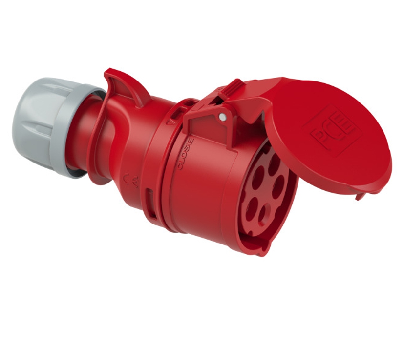 16A Starkstromkupplung CEE-Kupplung ROT 5x 16A  IP44 IP54 IK10