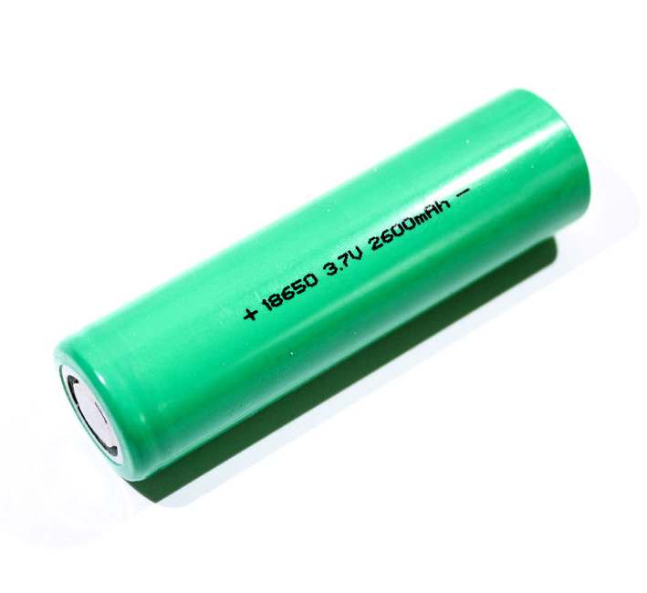 LI-ION Lithium Akku 18650 3,7V 2600mAh 65x18mm