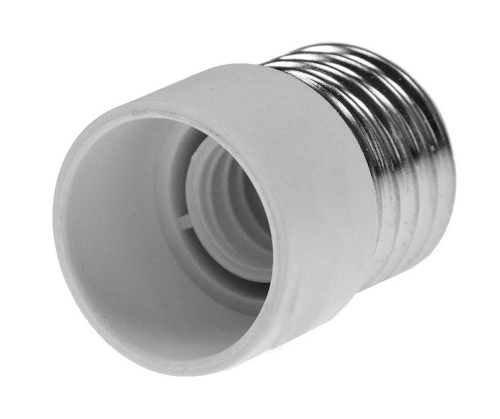 Adapterfassung_E27_E14_32-749-00435_B1 Adapter Fassung E27 auf E14 für Leuchtmittel Leuchtmitteladapter
