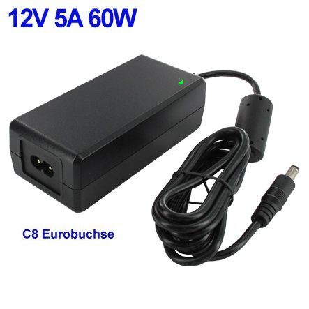 12V 5A 60W Netzteil Eurobuchse