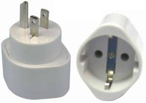 USA Adapter Reiseadapter USA Karibik Singapur Bankok Japan NEMA 5-15 3pol Stecker auf Schutz