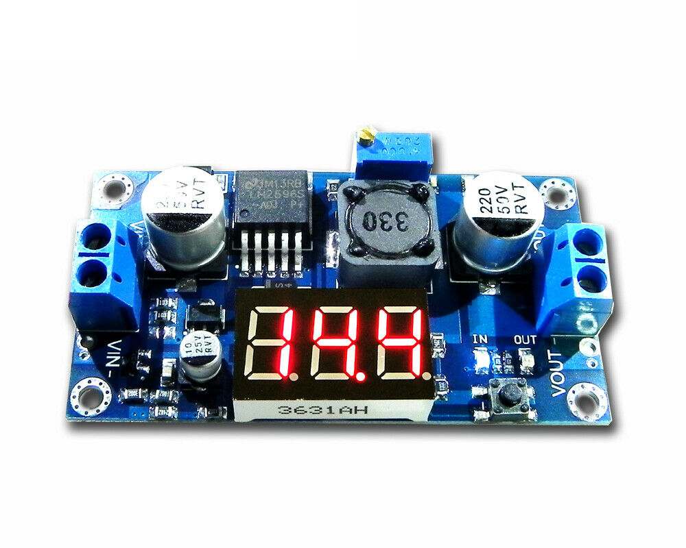 Modul Labornetzteil regelbares Netzgerät 1-35V max 3A mit Voltmeter DCDC SNT