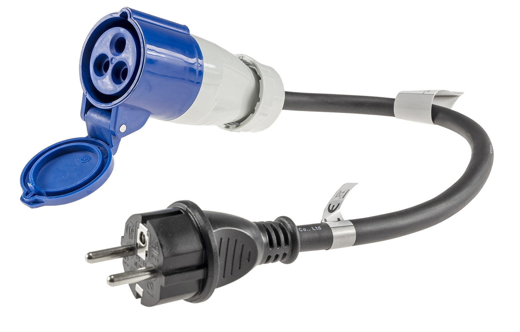 CEE-Adapter_39-868-00730jGGbMw2tqLlqF CEE Adapter 0,4m CEE Kupplung auf Schutzkontaktstecker 230V 16A