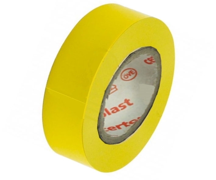 10m Elektroisolierband je Rolle in GELB Breite 15mm 10m Elektroisolierband je Rolle in GELB Breite 15mm