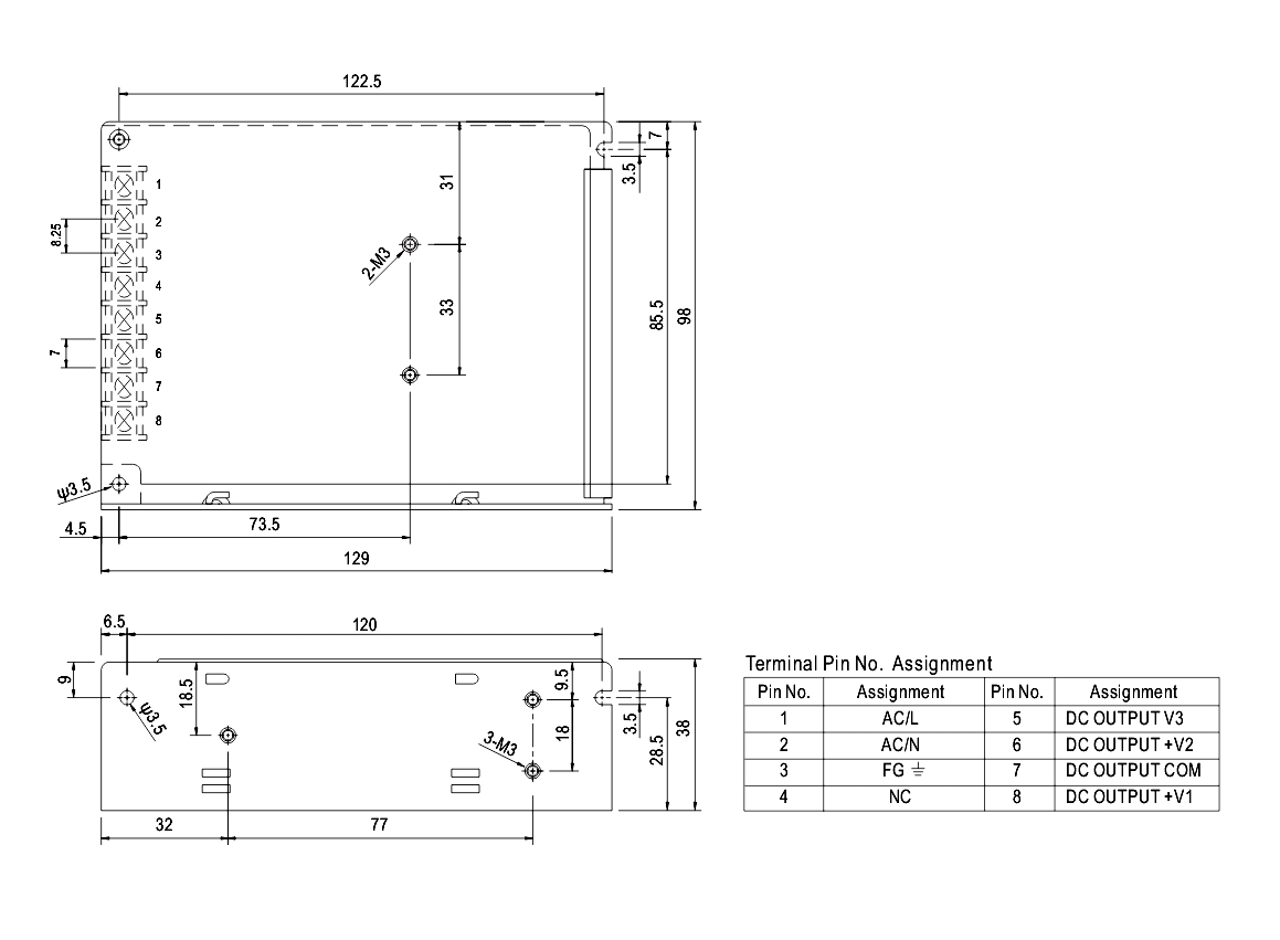 Triple-Netzteil-5V-15V-minus15V-93-808-00675-ABM