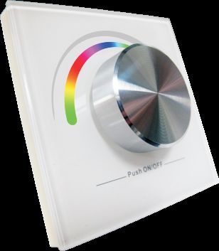 Funk RGB Dimmer zur EOS-5 Serie mit Glasfront UP Batteriebetrieb