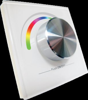 15-115-07005_LED-Funk-Dimmer Funk RGB Dimmer zur EOS-5 Serie mit Glasfront UP Batteriebetrieb