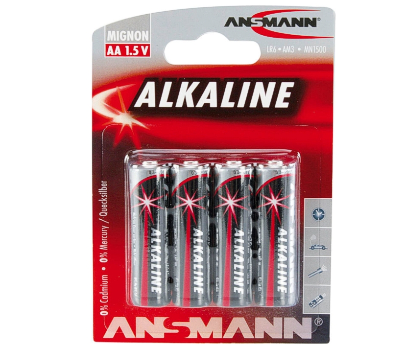33-460-00471 AA Mignon Batterie Alkaline 4er Pack