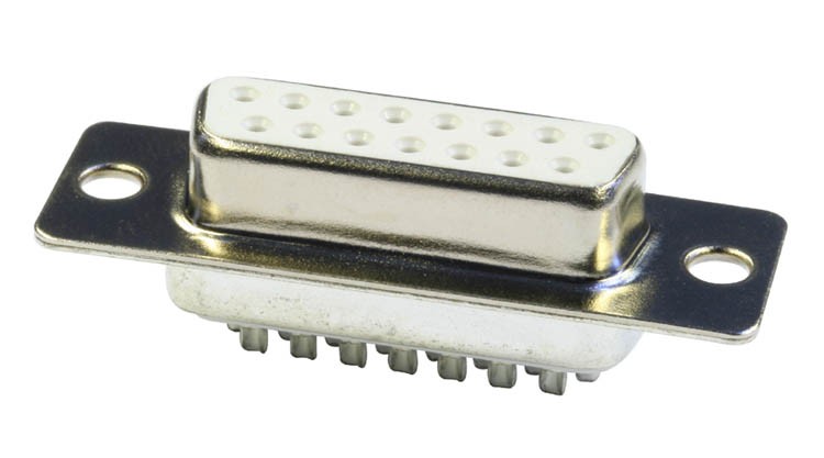 40-871-00013-BU15LK-V SUB-D 15pol Buchse Lötkelch 2-reihig