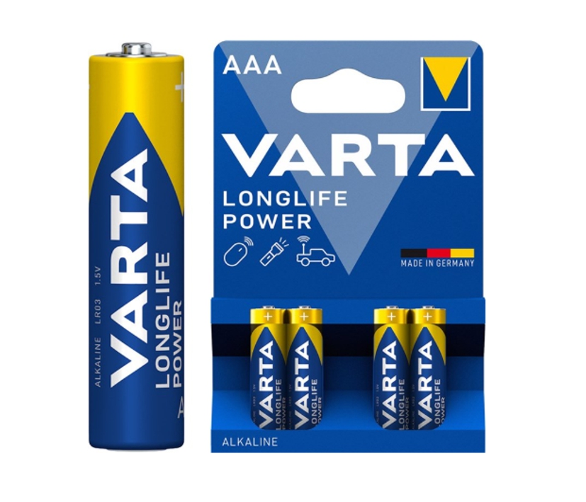 AAA Micro Batterie Alkaline LR03 1,5V 4903 LongLife  4-Stück Packung