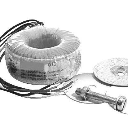 43-890-00630-Ringkerntrafo-50VA995kbxv53TXcb Ringkerntrafo 15V Trafo 2x15V 80VA 2x2,67A In 230V 90x38mm
