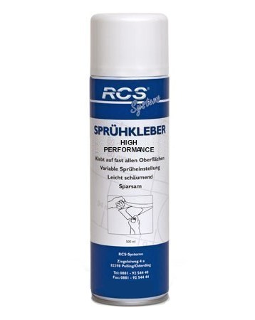 Kleber Sprühkleber 500ml Dose RCS HIGH-Performance Kontaktkleber