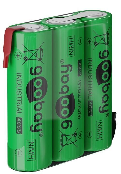 3,6V Akku 2100mAh NiMH AA Mignon mit Lötfahnen