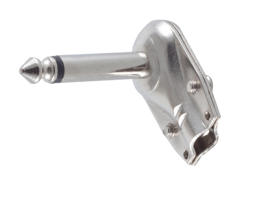 Klinkenstecker_gewinkelt_39-859-00037 6,3mm Klinkenstecker Mono Winkelstecker Metallausführung