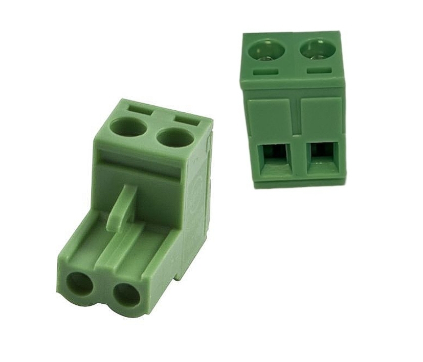 2pol Steckklemme Schraubklemme Phoenix kompatibler Stecker 2F female