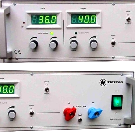 36V Labornetzteil 0-36V 40A Industrie Ausführung