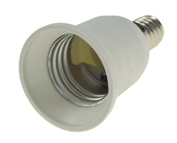 Adapterfassung_E14_E27_32-749-00445_B1 Adapter Fassung E14 auf E27 für Leuchtmittel Leuchtmitteladapter