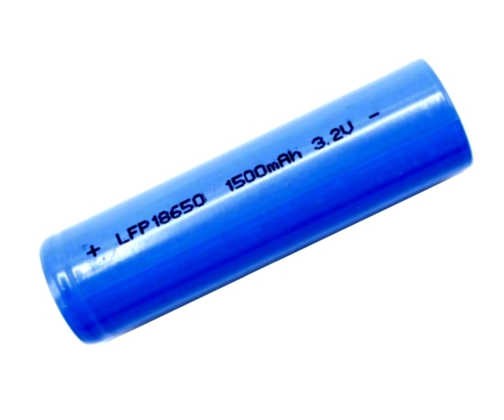 LI-ION Lithium Akku 18650 3,2V 1500mAh 65x18mm